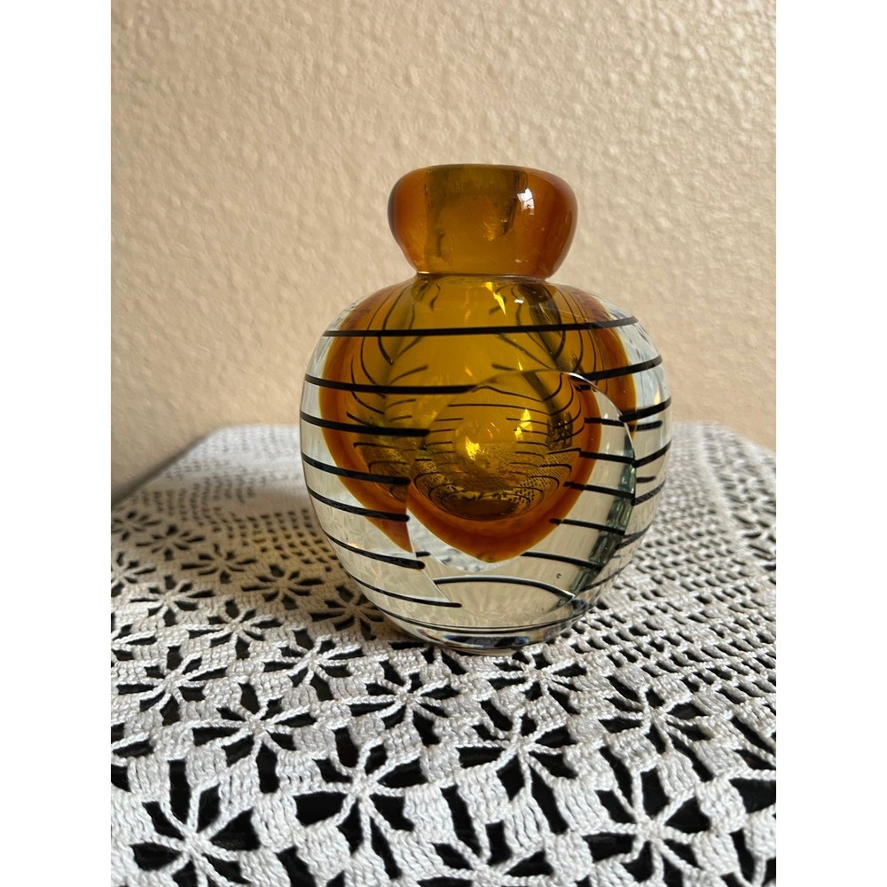 James Clarke style Modern Abstract Blown Glass Art